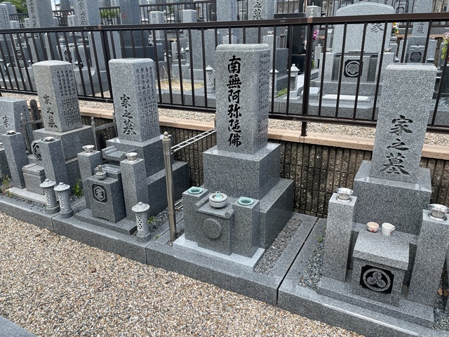 広島から高槻へ墓石移動