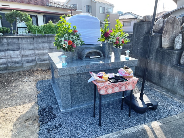 宮之川原墓地　永代供養墓　建碑法要