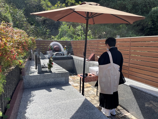 個別永代供養墓　彼岸法要　高槻